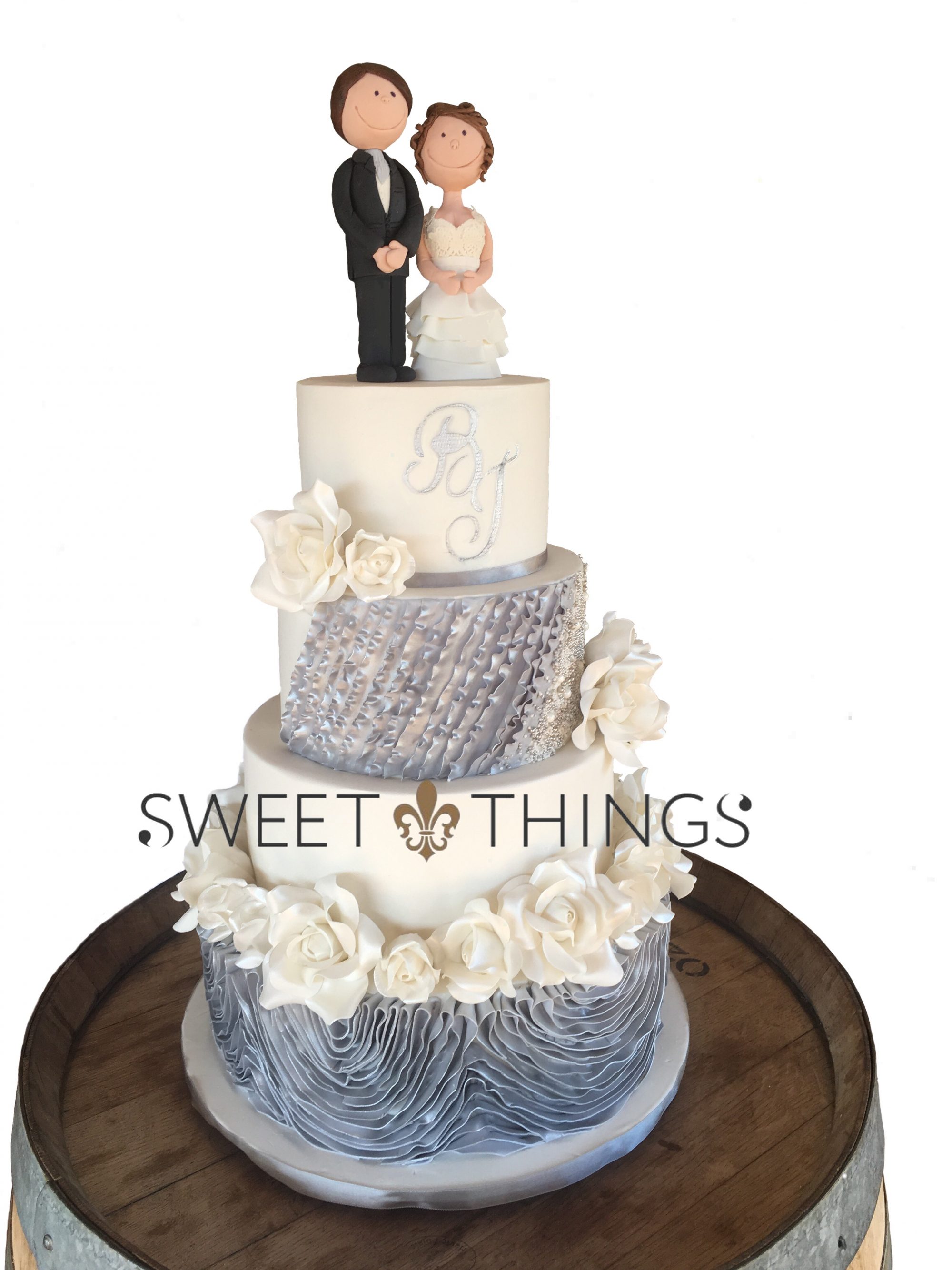 Jasmine & Brendan Wedding Cake